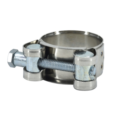 ABRAZADERA INOX. TORNILLO HEX "T" 8" 201