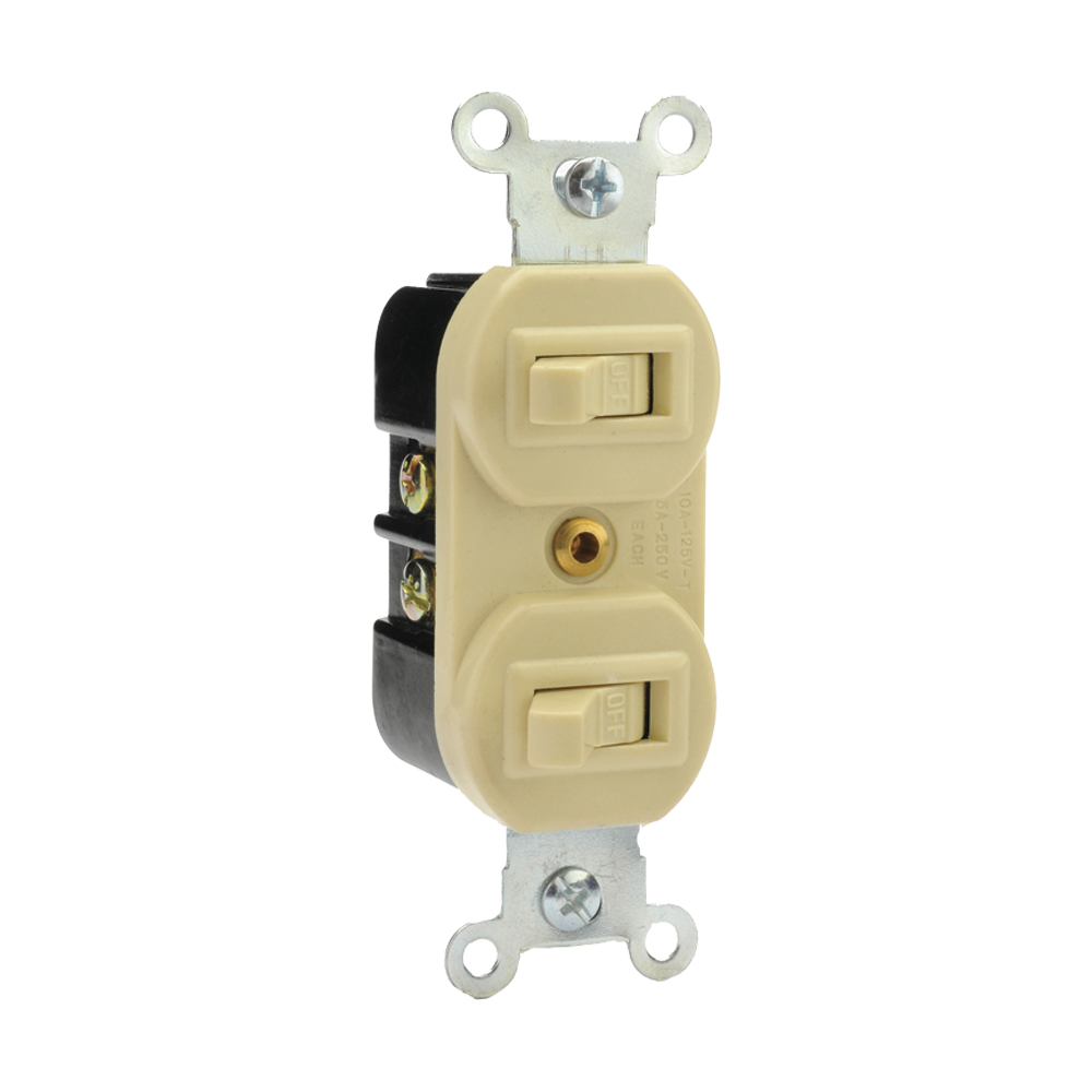 APAGADOR DOBLE BLANCO