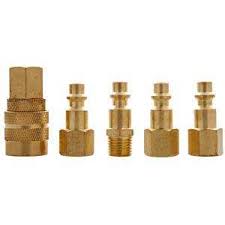 ACOPLADOR RAPIDO 5 PZAS LATON