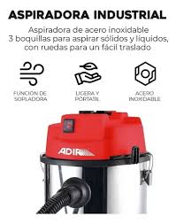 ASPIRADORA DE ACERO INOXIDABLE SOLIDO Y LIQUIDO 20 LTS