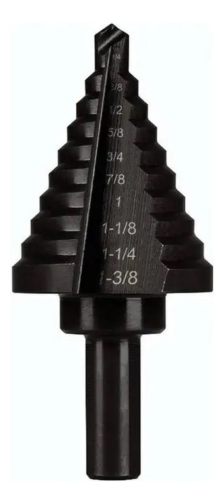 BROCA ESCALONADA 10 NIVELES 1/4 A 1 3/8