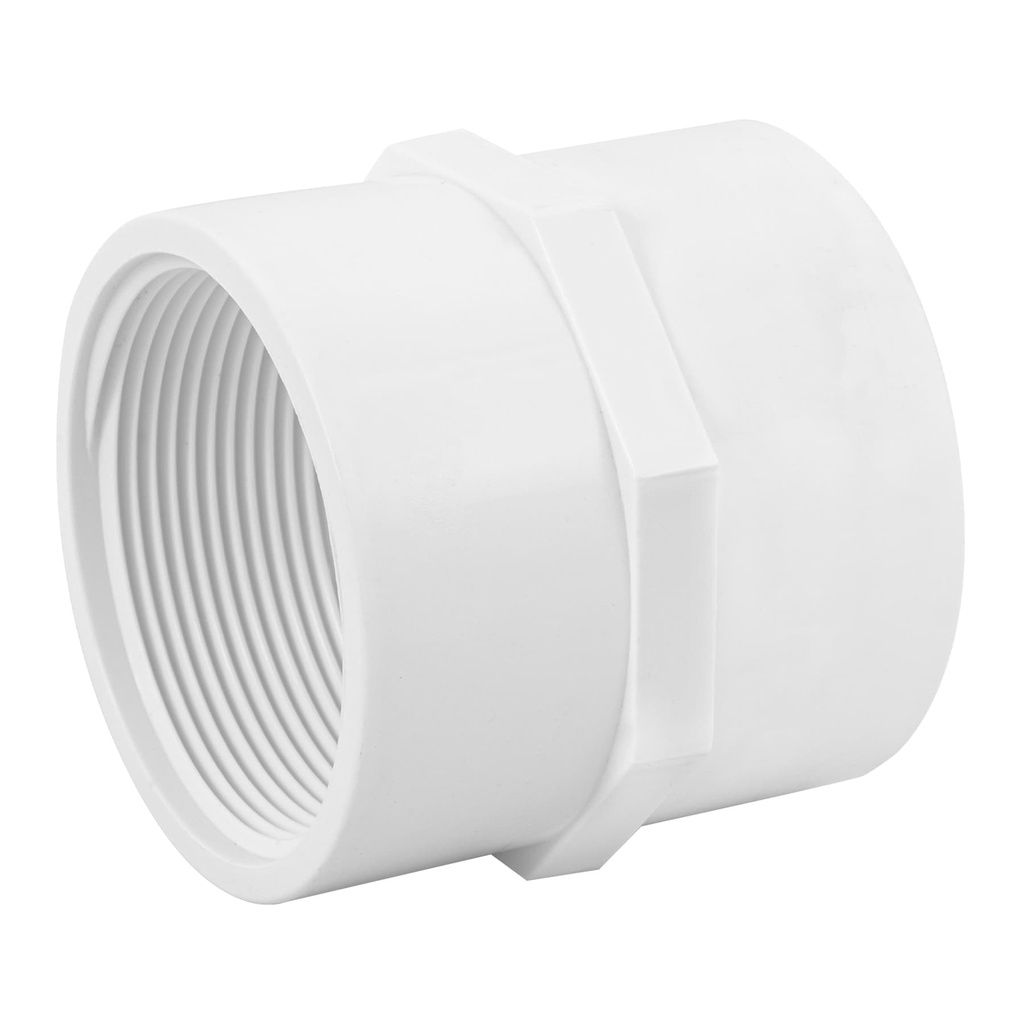 Adaptador hembra de PVC, 2', Foset PVC-606