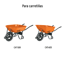 2 soportes calibre 14 para carretillas CAT-50X y CAT-60X SL-50X/60X