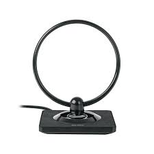 Antena interior para TV HD, tipo aro, 30 dB, VOLTECK ANIN-28