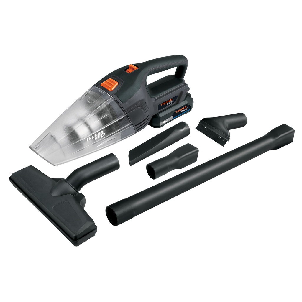 Aspiradora para auto, 20V, 1 batería 2Ah, MAX MAX-20A