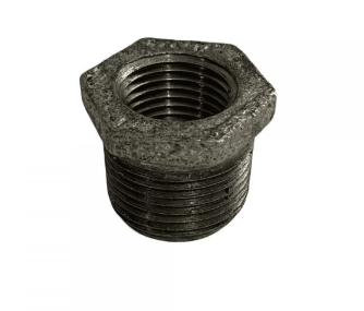 604888-REDUCCION BUSHING GALVANIZADO 1" X 1/2"