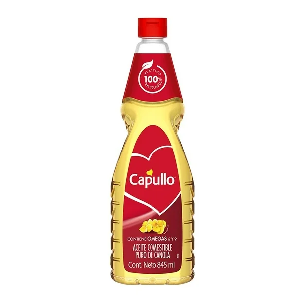 Aceite Capullo puro de canola 845 ml