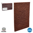 ALMOHADILLA DE FIBRA COLOR MARRON WESTON PLUS 6" X 9" (PRECIO X PIEZA - BOLSA C/10)