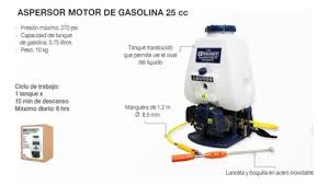 ASPERSOR MOTOR GASOLINA 25LTS