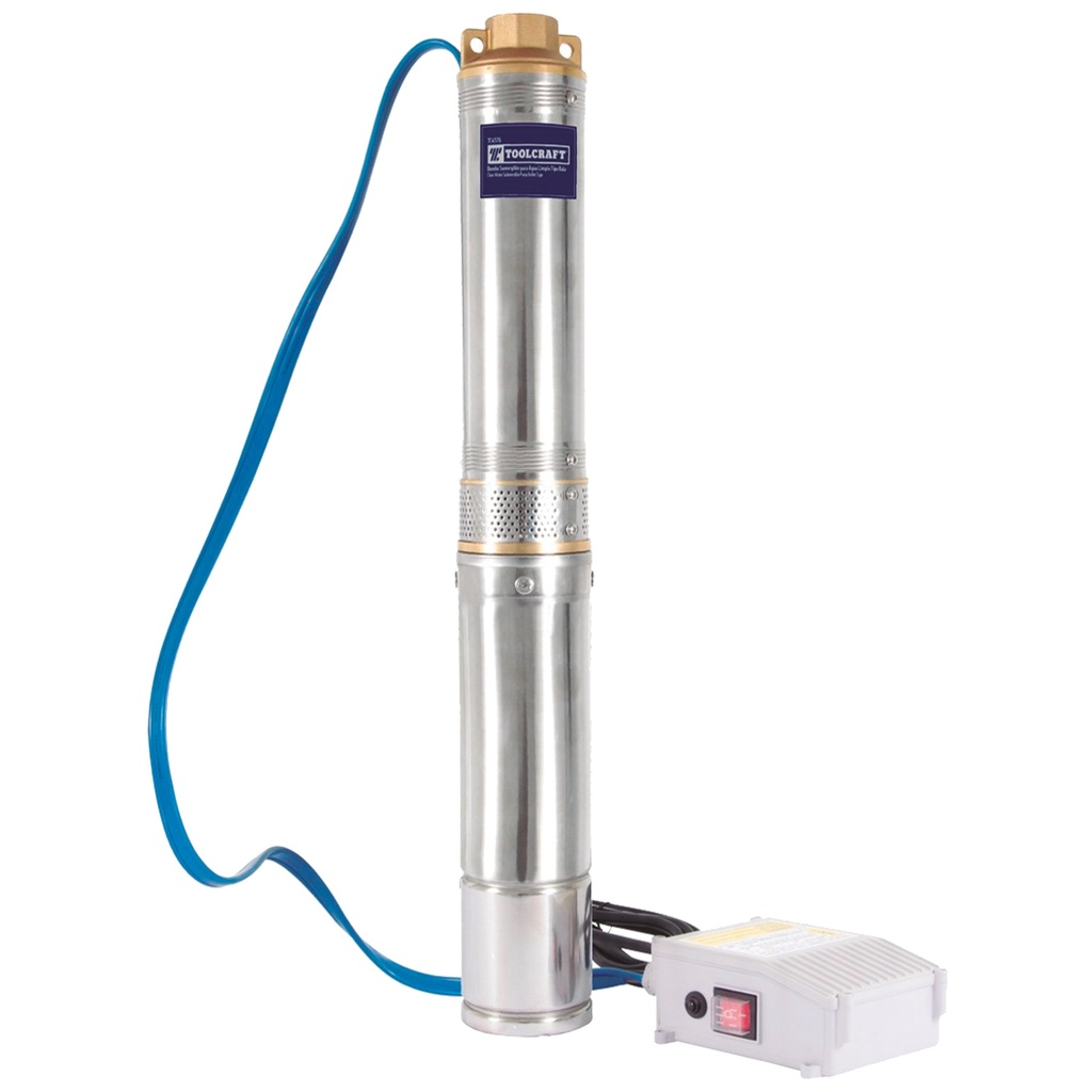 BOMBA SUMERGIBLE ACERO INOXIDABLE AGUA LIMPIA TIPO BALA 2HP