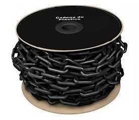 CADENA PLASTICA NEGRA 5/16"25M
