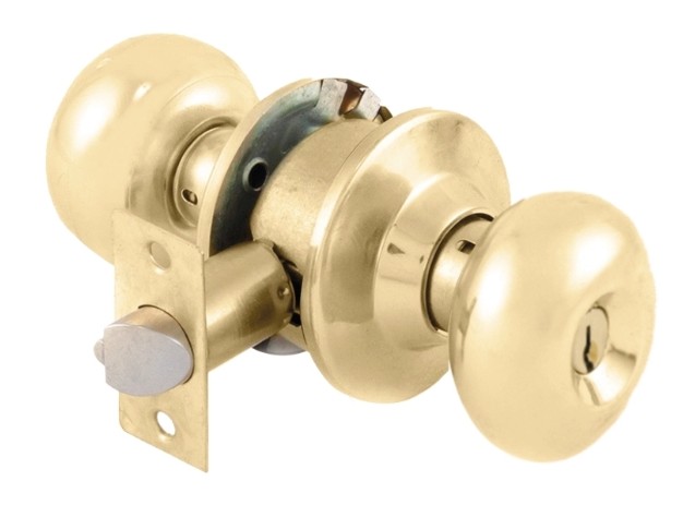 CERRADURA DE POMO PISA BAÑO LATON