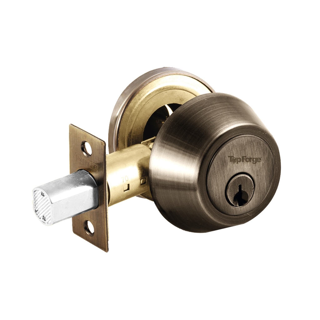 CERROJO CILINDRO MARIPOSA LATON ANTIGUO