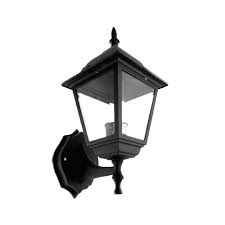FAROL DE PARED CUADRADO SOPORTADO NEGRO