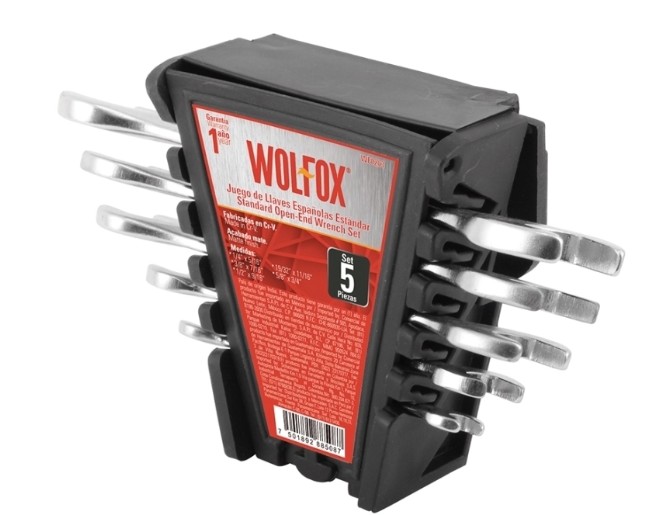 LLAVES ESPAÑOLAS MILIMETRICAS JUEGO 5 PIEZAS