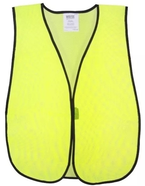 CHALECO DE MALLA SEGURIDAD AMARILLO
