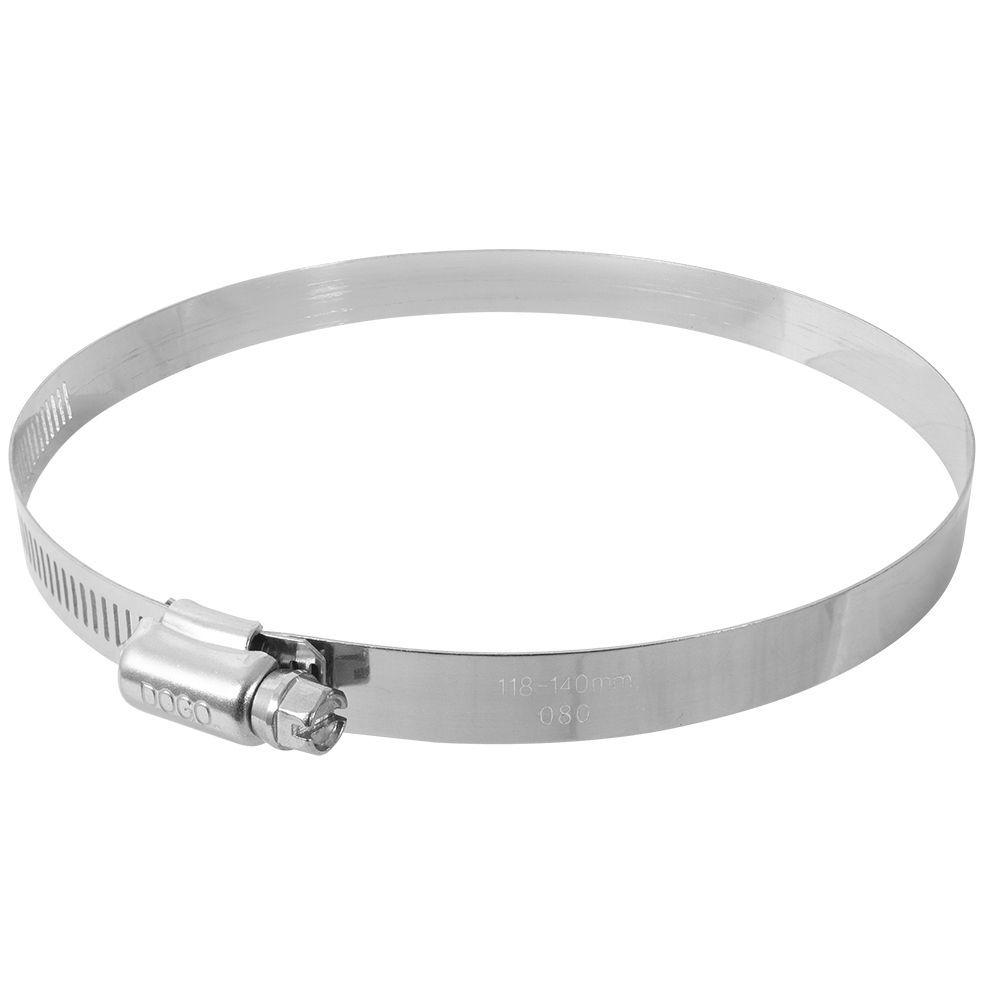 ABRAZADERA SINFÍN # 80 ACERO INOXIDABLE