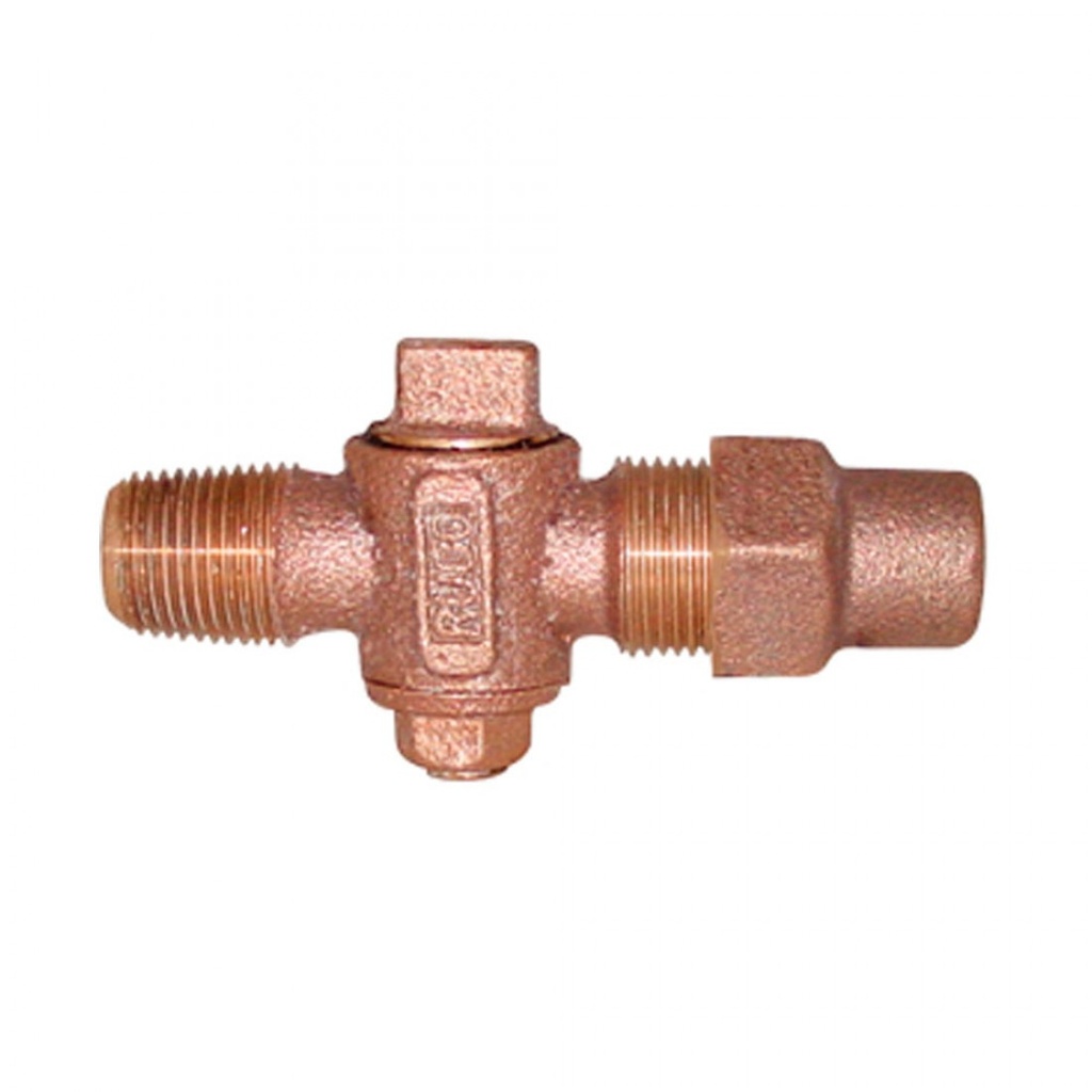 19MM. VALVULA INSERCION TUBO D/COBRE