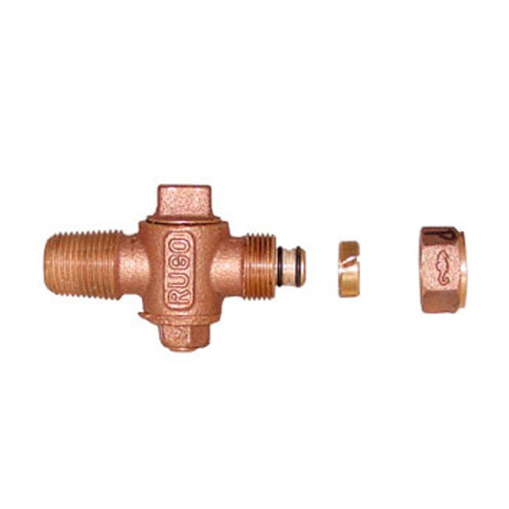 3/4" VALV.INSERCION MACHO P/TUBO DE PLASTICO