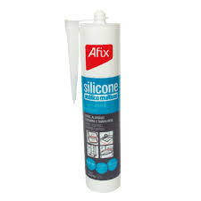AFIX SILICON BAÑOS Y COCINAS  BCO.270gr