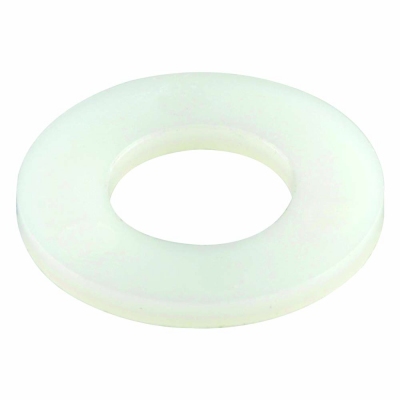 [14ARANDE055CH] ARANDELA PLANA DE NYLON 6MM 1,000 PIEZAS