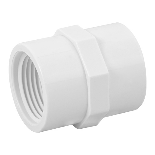 [45433] Adaptador hembra de PVC 3/4', Foset PVC-602