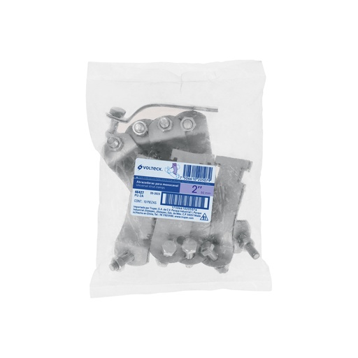 [46427] Abrazadera para perfil monocanal de 2', VOLTECK PU-2A