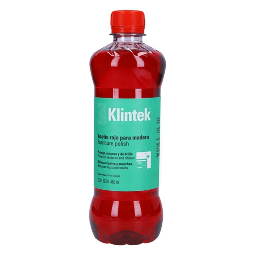 [57071] Aceite rojo para muebles, 480 ml, KLINTEK AMU-48