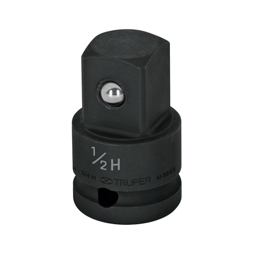 [100907] Adaptador de impacto 1/2' (H) x 3/4' (M), Truper AI-5653