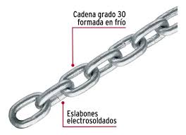 [40974] 3 metros de cadena galvanizada de 1/4', FIERO CAGA-1/4A3