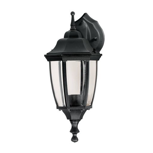 [47291] Arbotante tipo farol tradicional suspendido p/exterior negro ARB-103S