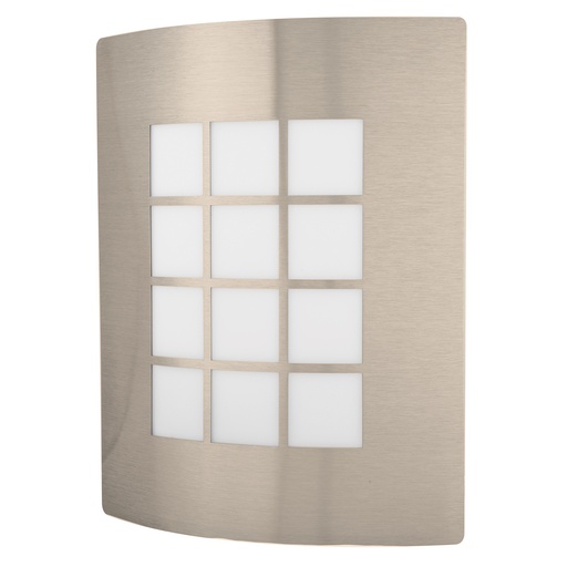 [47390] Arbotante decorativo cuerpo acero inox, lámpara no incluida ARB-003S
