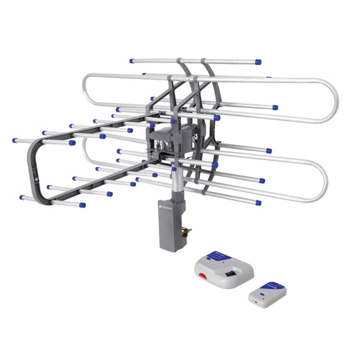 [48115] Antena aérea para TV HD, giratoria 360° con control, Volteck ANGI-360