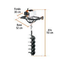[103204] Ahoyadora / motoperforadora a gasolina 52cc, Truper AHO-52