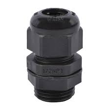 [9590720] 604580-CONECTOR GLANDULA DE 1/2" plast negro
