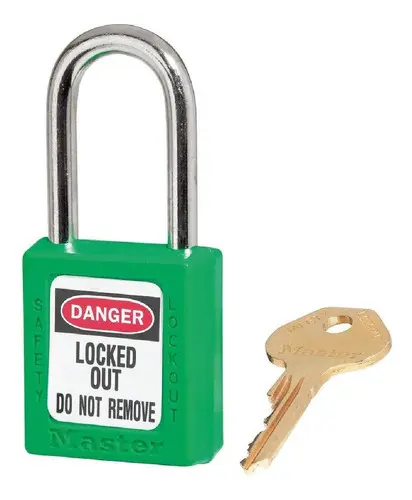 [ML321, 410GRN] 410GRN CANDADO SAFETY VERDE