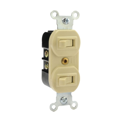 [EL-0005] APAGADOR DOBLE MARFIL 15A 127V 8840050