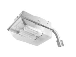 [FU1080] LUMINARIO SUBURBANO AHORRADOR2X36W BRAZO FOTOCELDA