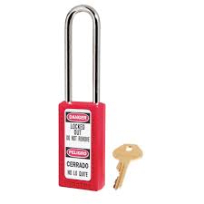 [ML1617] 411LTRED CANDADO SAFETY ROJO