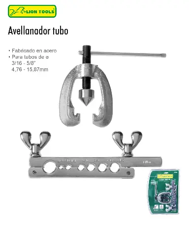 [2342] AVELLANADOR PARA TUBO LION TOOLS