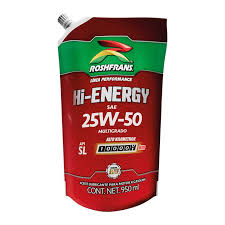 [VFO - A053] ACEITE P/MOTOR SAE 25W50 SL ALTO KM ROJO 900ML MAXH3